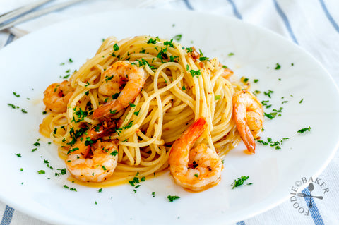 Tiger Prawn Aglio Olio