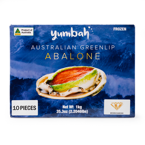 Australian Greenlip Abalone, 1kg, 10pcs