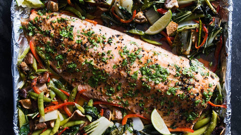 Chargrilled Scottish / Norwegian Salmon Fillet 450gm / 1.2kg (serves 2-4 / 8-10 pax)