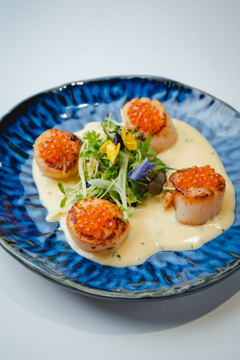 Hokkaido Scallops & Caviar