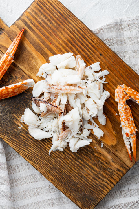 Crab, Frozen Pasteurised Crab Meat, 454g, Malaysia
