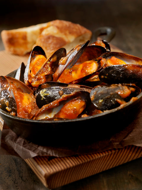 Mussels Marinara Small / Big Size Portion