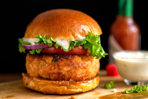 Fresh Salmon Burger