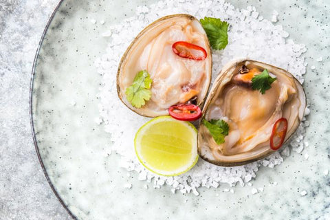 Clams, Frozen Cloudy Bay Clams, Diamond Shell, 1kg, New Zealand