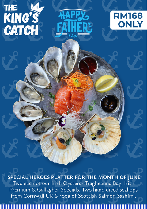 The King's catch- A Special Heroes Platter