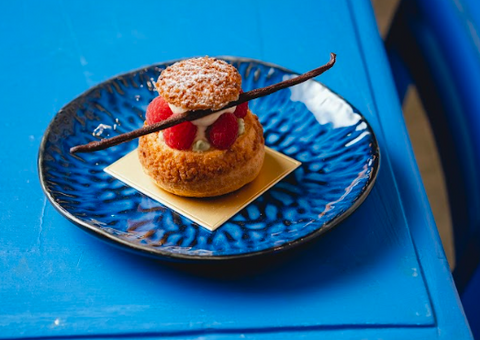 Raspberry Choux Au Craqueline