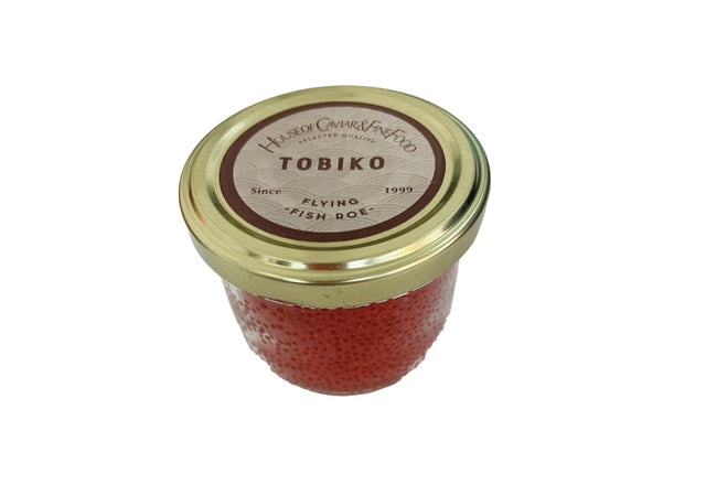 Small Red Fish Roe Fish Roe, Tobiko Flying Fish, Red, 80g – SOUTHERN ROCK SEAFOOD