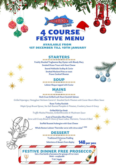 Christmas Set Menu