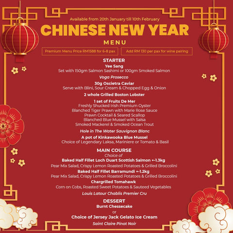 CNY SET MENU for 6-8 pax