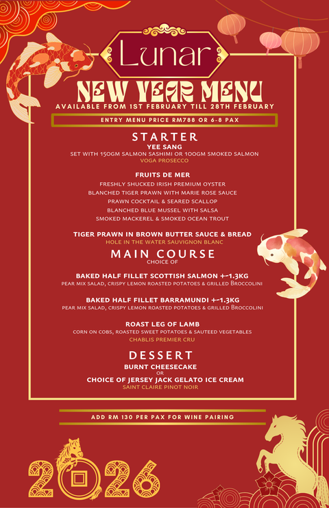 CNY SET MENU for 6-8 pax