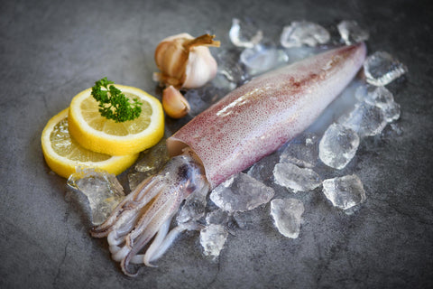 Squid, Fresh-Frozen(Giant Size- cleaned ) 500g, Malaysia